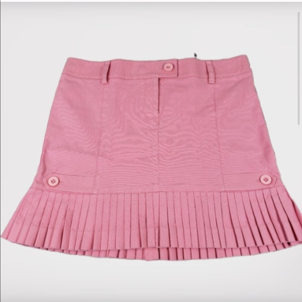 Laundry by Shelli Segal skirt pink pleated 4
